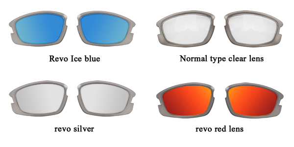 TR Square Replacement Lens Sport aurinkolasit reseptiä varten - Bang Long