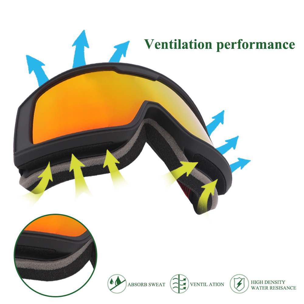 Anti Fog UV Protection Design laskettelulasit - Bang Long